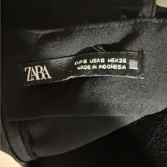 Zara Elegant Black Strapless Dress - Picture 6 of 7